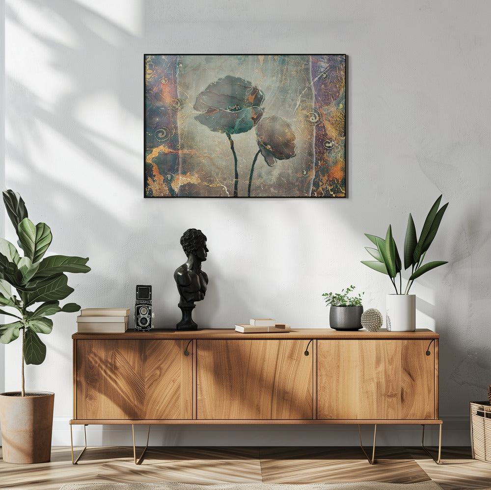Poster - Flower Floral Art Vintage Style 9