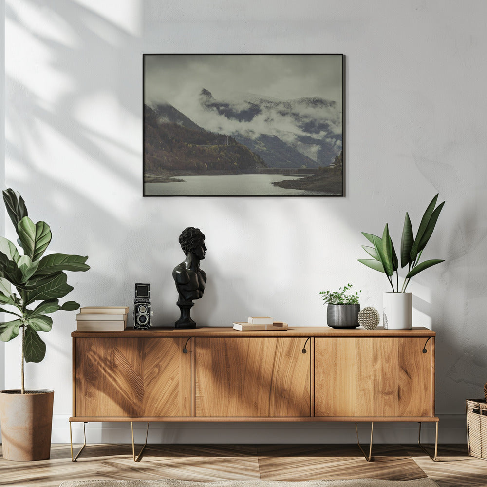 Plakat - Foggy Mountains 18 - Admen.dk