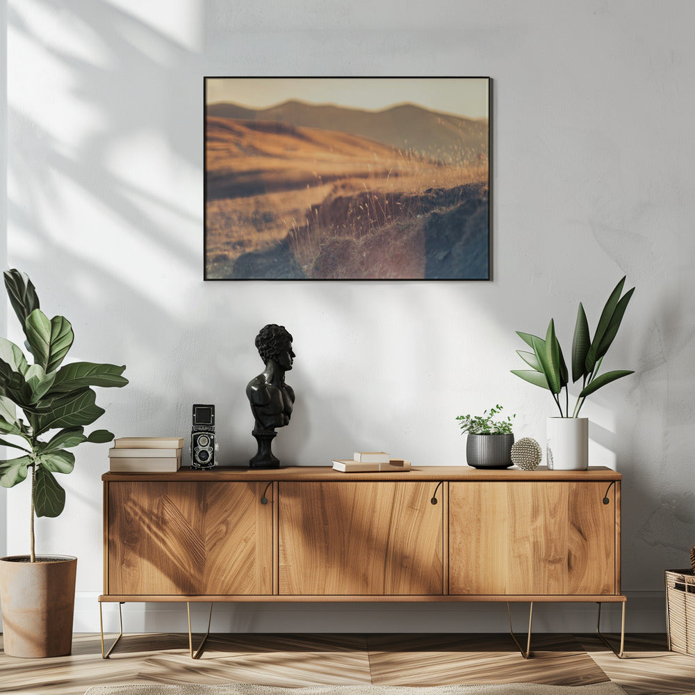 Plakat - Morning Grass Filelds 10 - Admen.dk