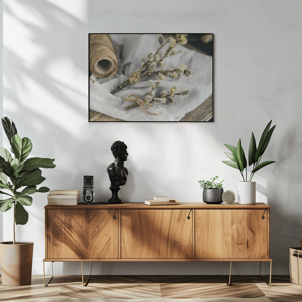 Plakat - White Flowers 22 - Admen.dk