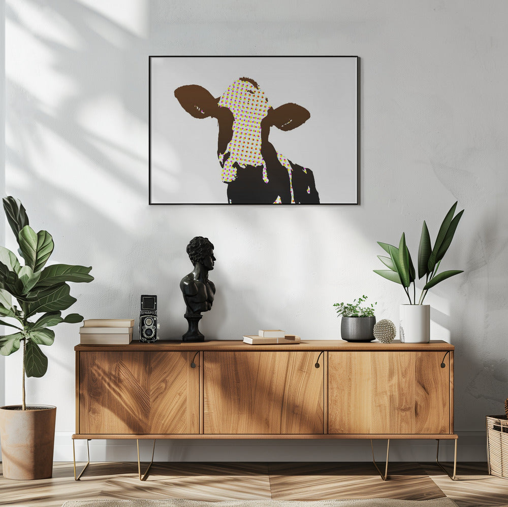 Plakat - Cow pop art 10