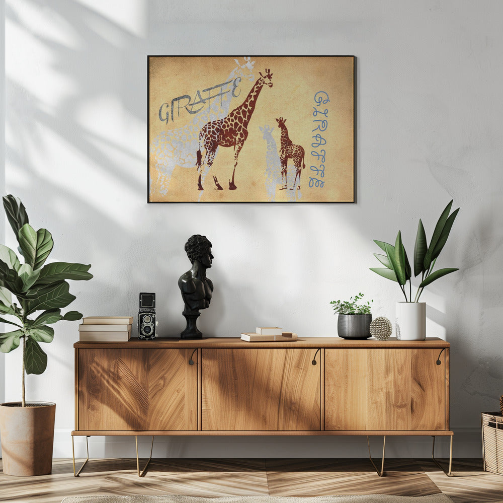 Plakat - Giraffes 90s 26