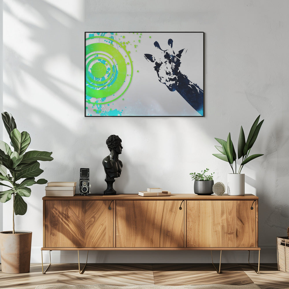 Plakat - Giraffe 90s 30