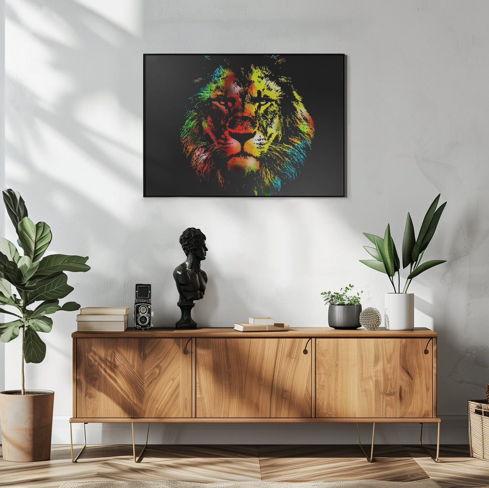 Poster - Lion Illustration 16