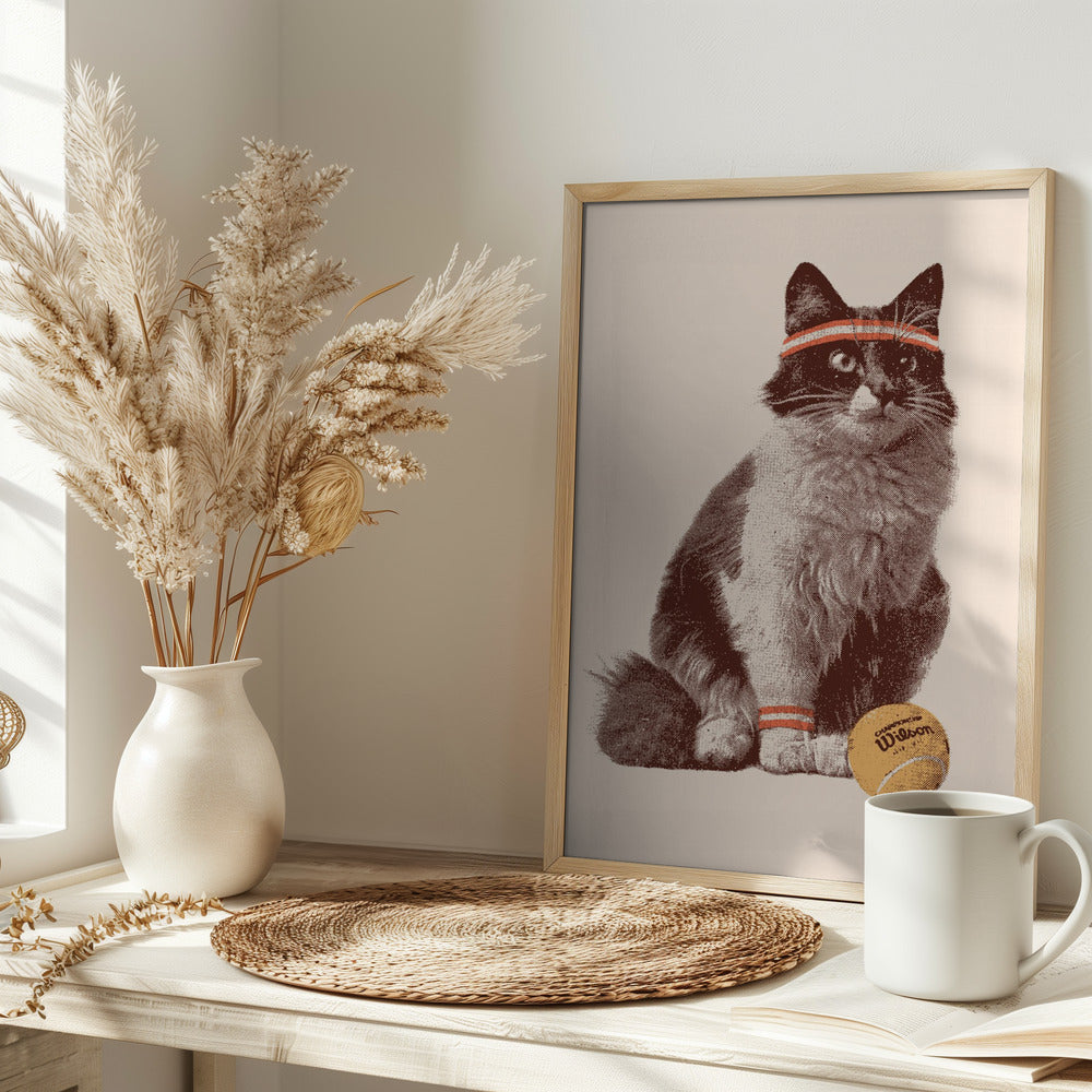 Plakat - Chat Tennis - Admen.dk
