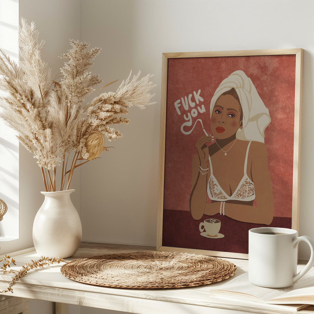 Plakat - Fuck you - Admen.dk
