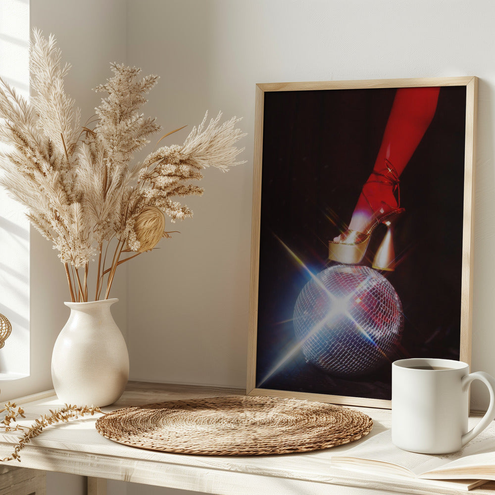 Poster - Groovy Shoe and Disco Ball