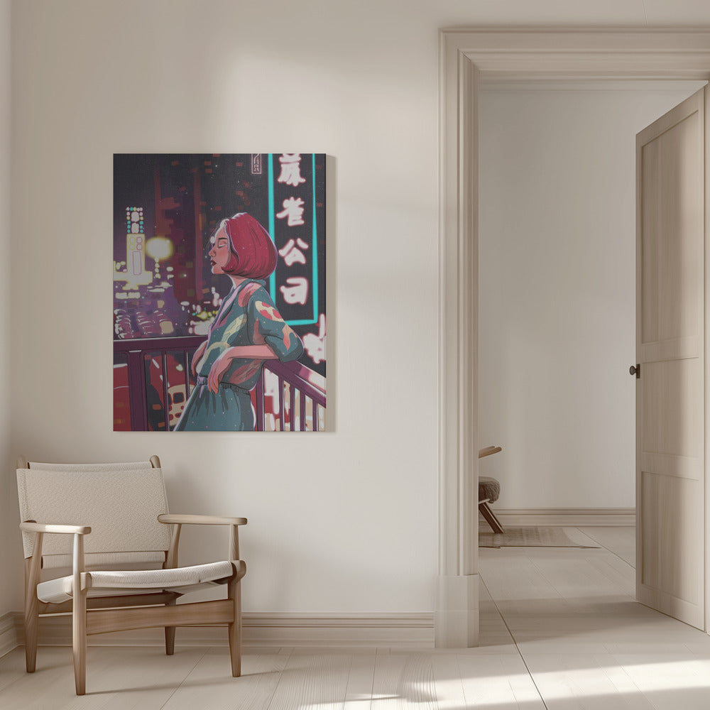 Canvas - Girl in Japan - Admen.dk