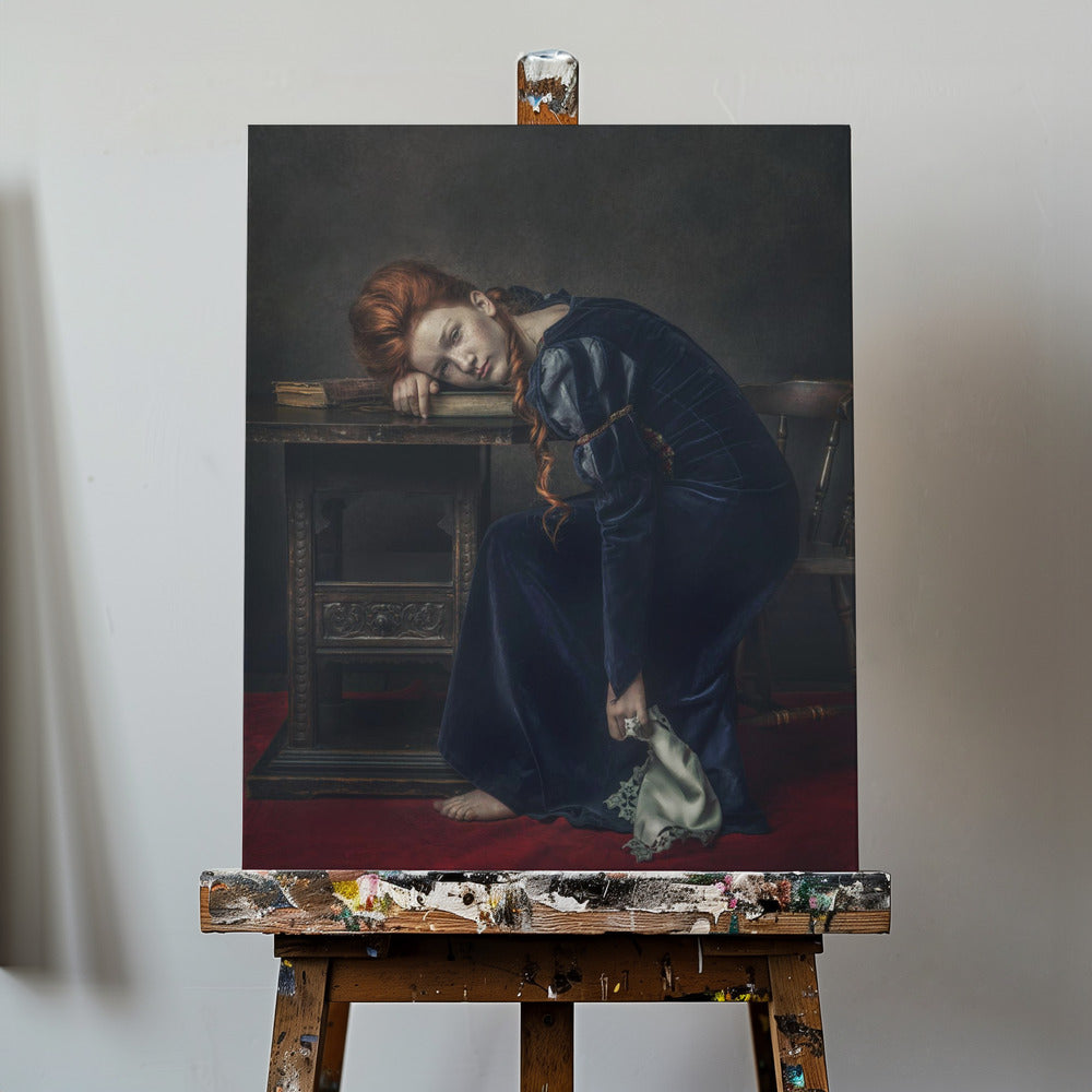 Canvas - Zuzanna and books