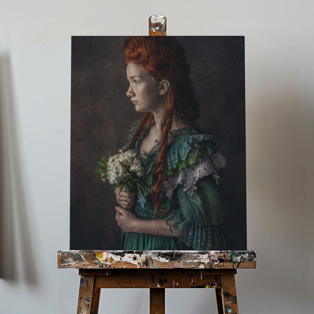 Canvas - Zuzanna and flowers
