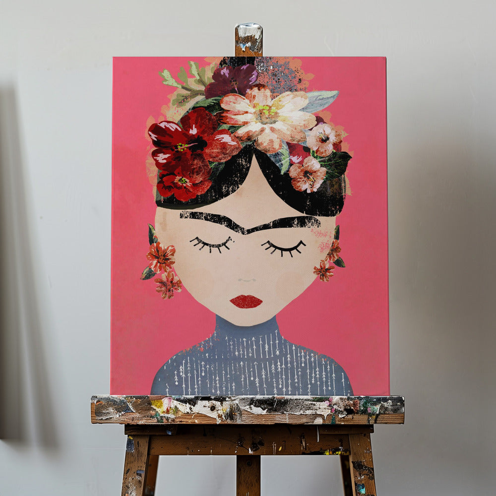 Canvas - Frida (Pink Version) - Admen.dk