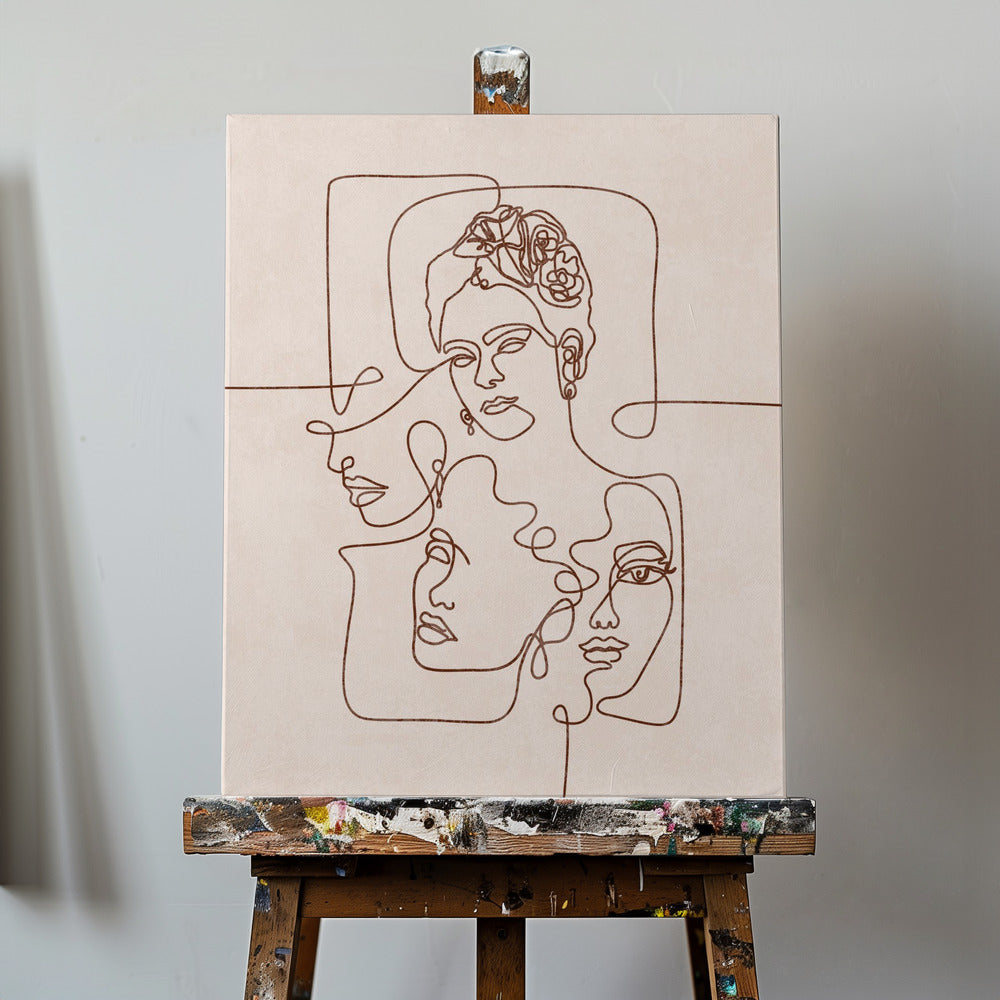 Canvas - Ratio 4x5 Print By Bohonewart 4 - Admen.dk