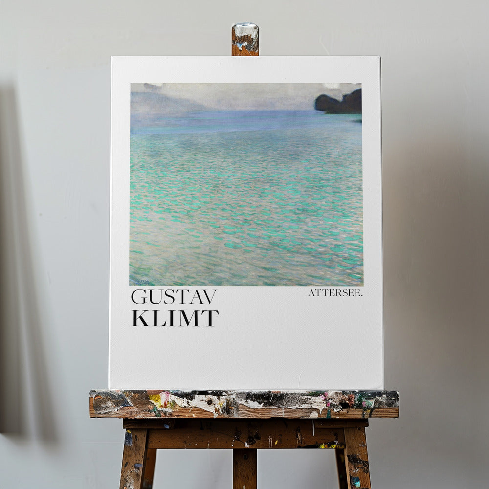 Canvas - Attersee (1900) - Gustav Klimt - Admen.dk
