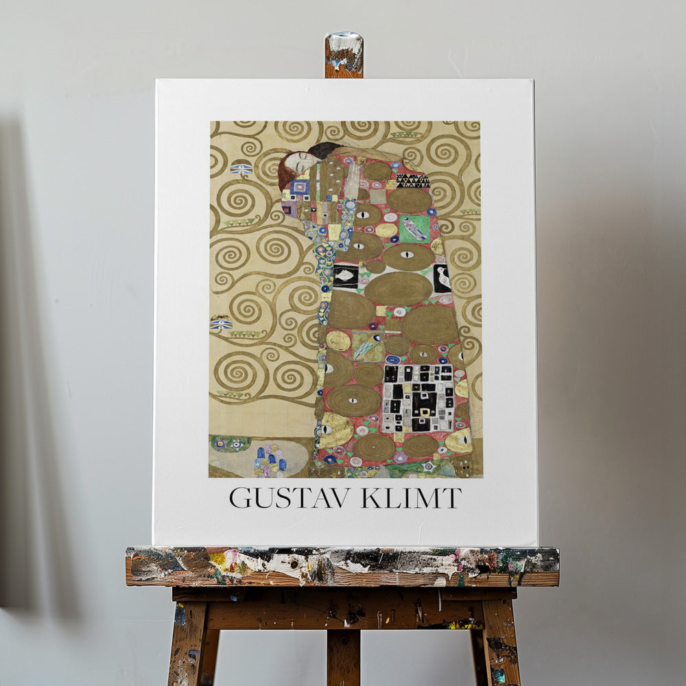 Canvas - Fulfillment (1910–1911) Gustav Klimt - Admen.dk