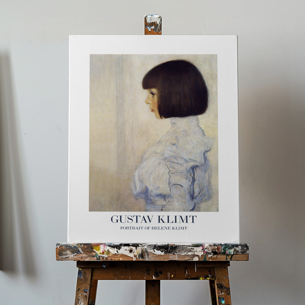 Canvas - Portrait of Helene Klimt - Gustav