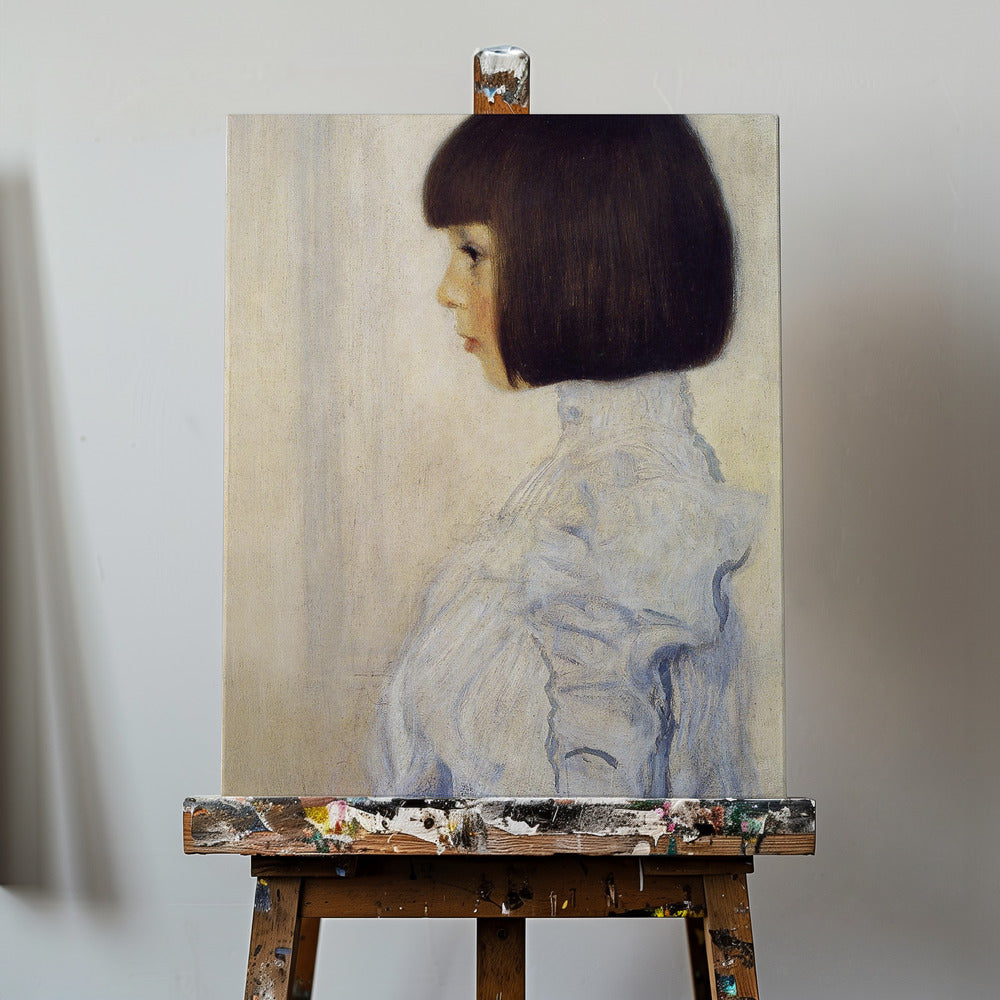 Canvas - Portrait of Helene Klimt (1898) - Admen.dk