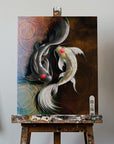 Canvas - Dark Koi - Admen.dk