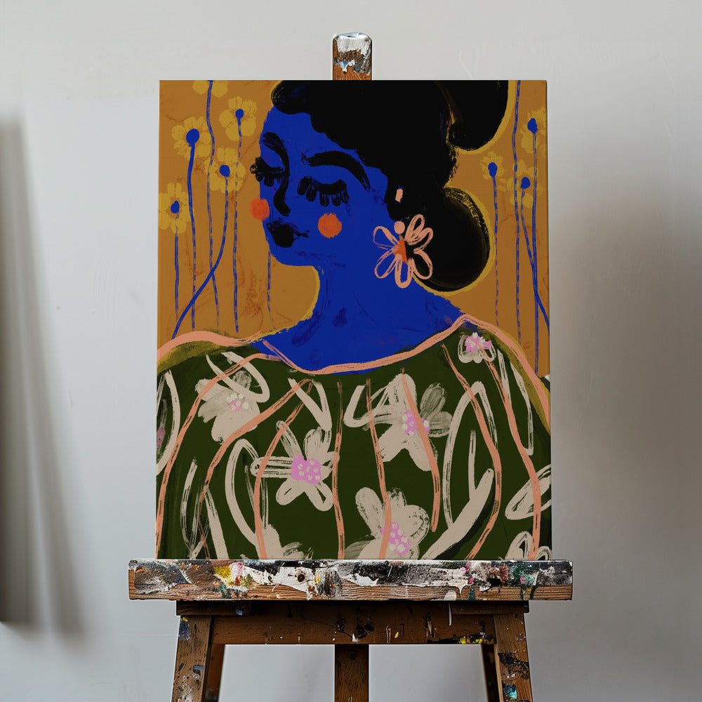 Canvas - The Blue Woman - Admen.dk