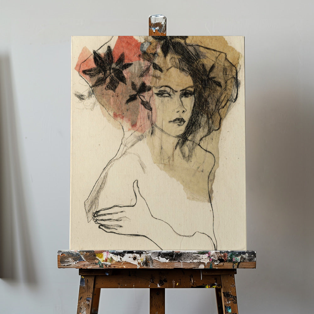 Canvas - Hommage à Frida  III - Admen.dk
