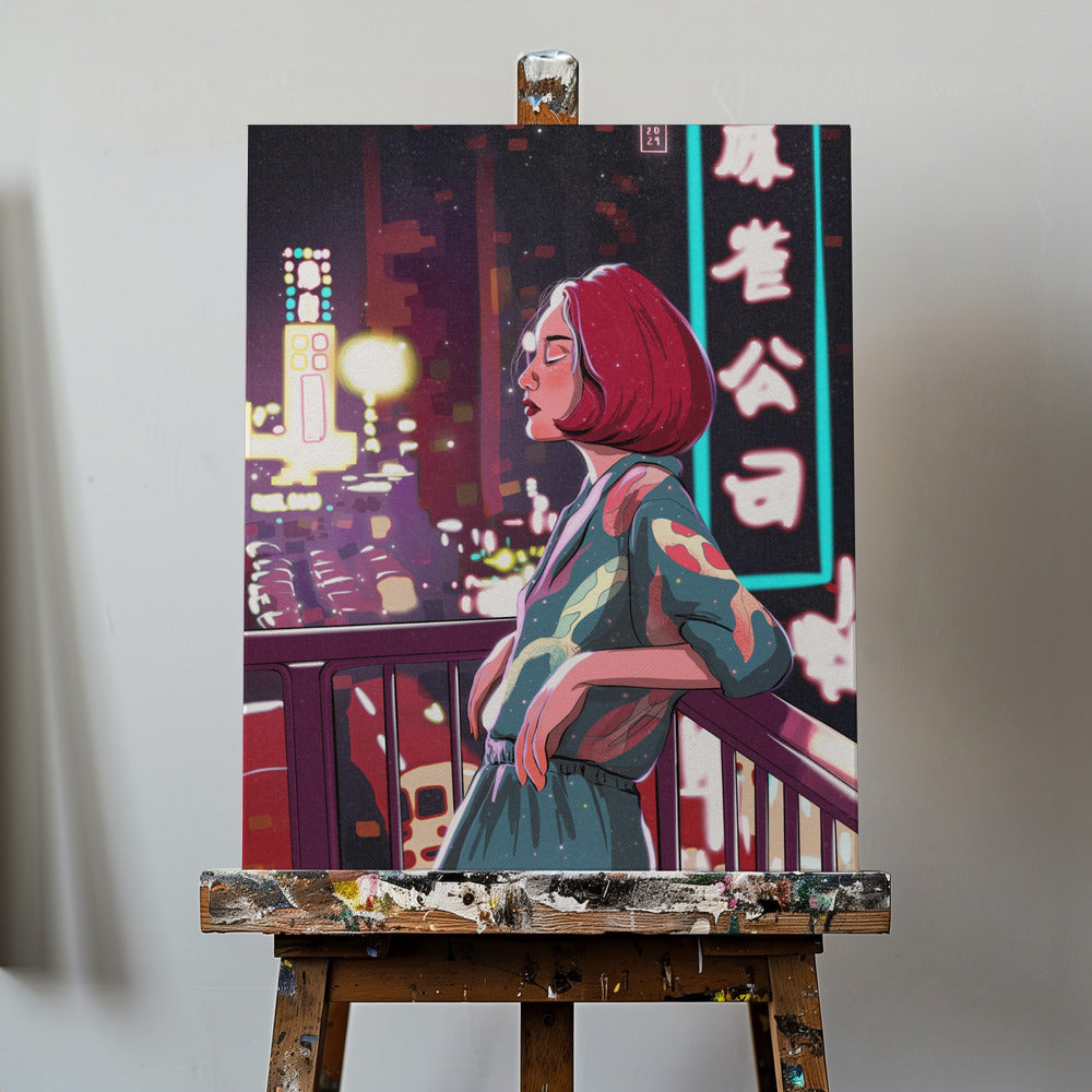 Canvas - Girl in Japan - Admen.dk