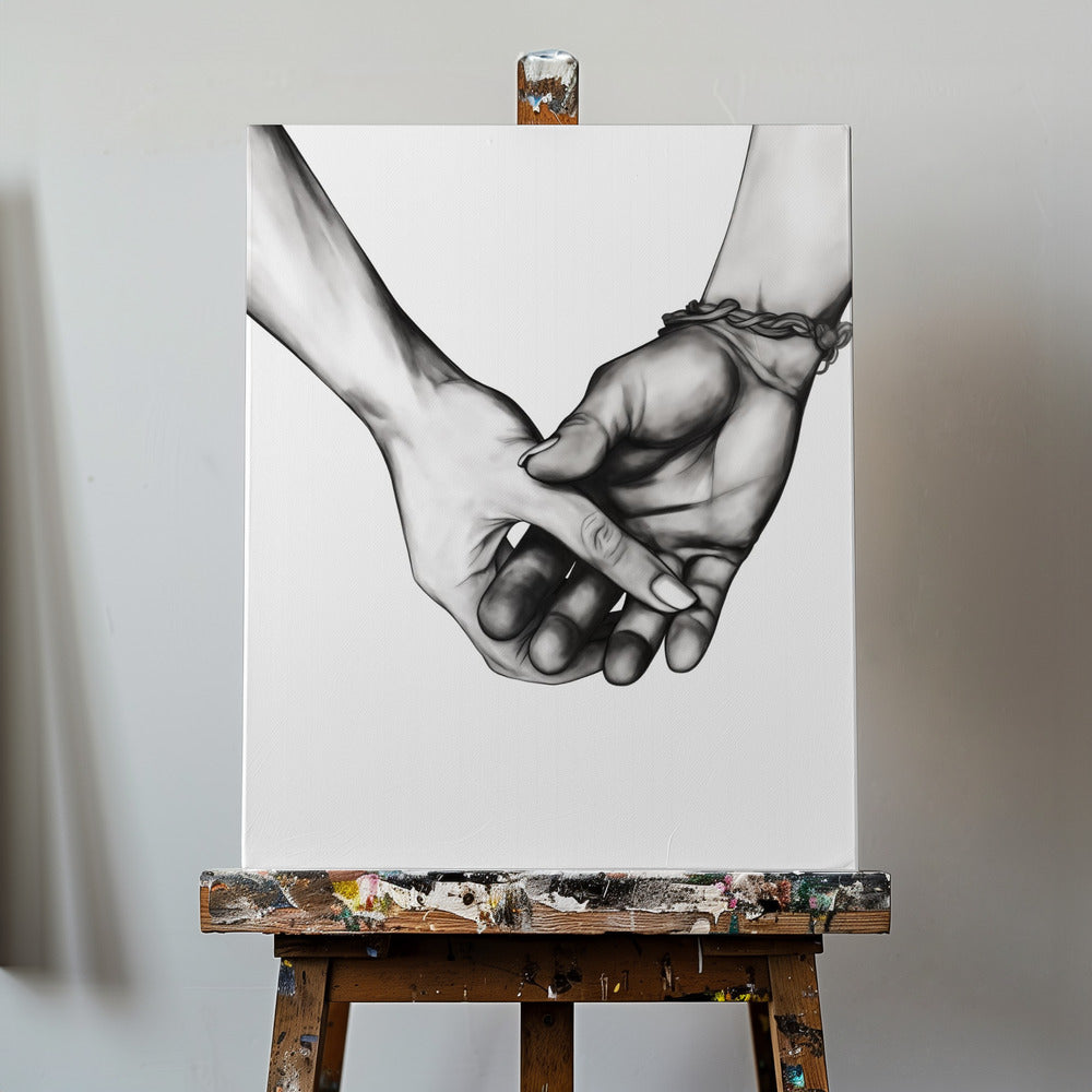 Canvas - Holding Hands