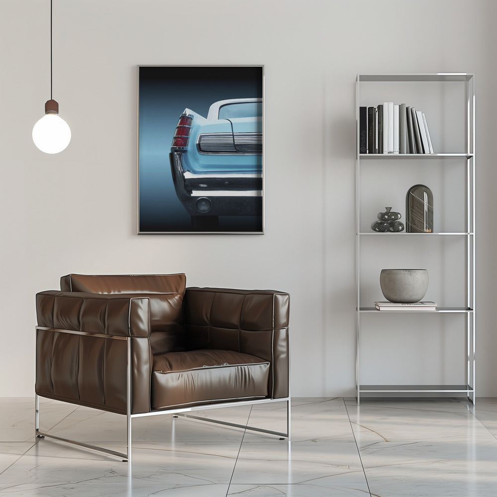 Plakat - US classic car 1963 Bonneville - Admen.dk