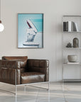 Plakat - US classic car 1955 Century tail fin abstract