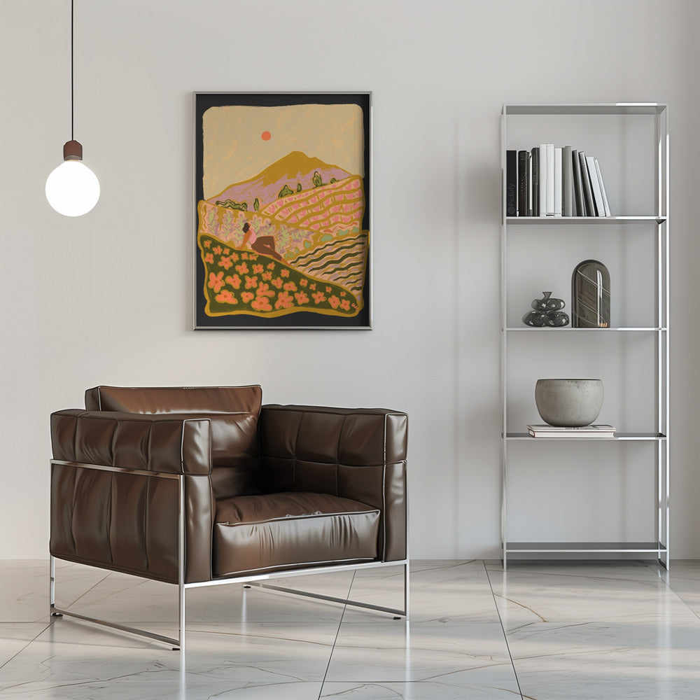Plakat - Field Of Flowers - Admen.dk
