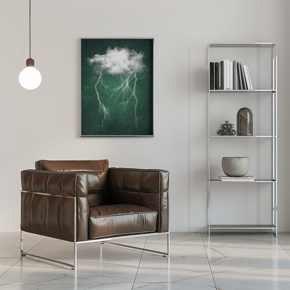 Poster - Emerald Night Thunderstorm