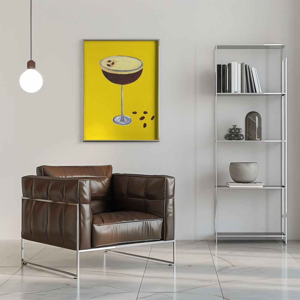 Poster - Espresso Martini Buttercup Yellow