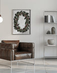 Poster - Splatters holly wreath