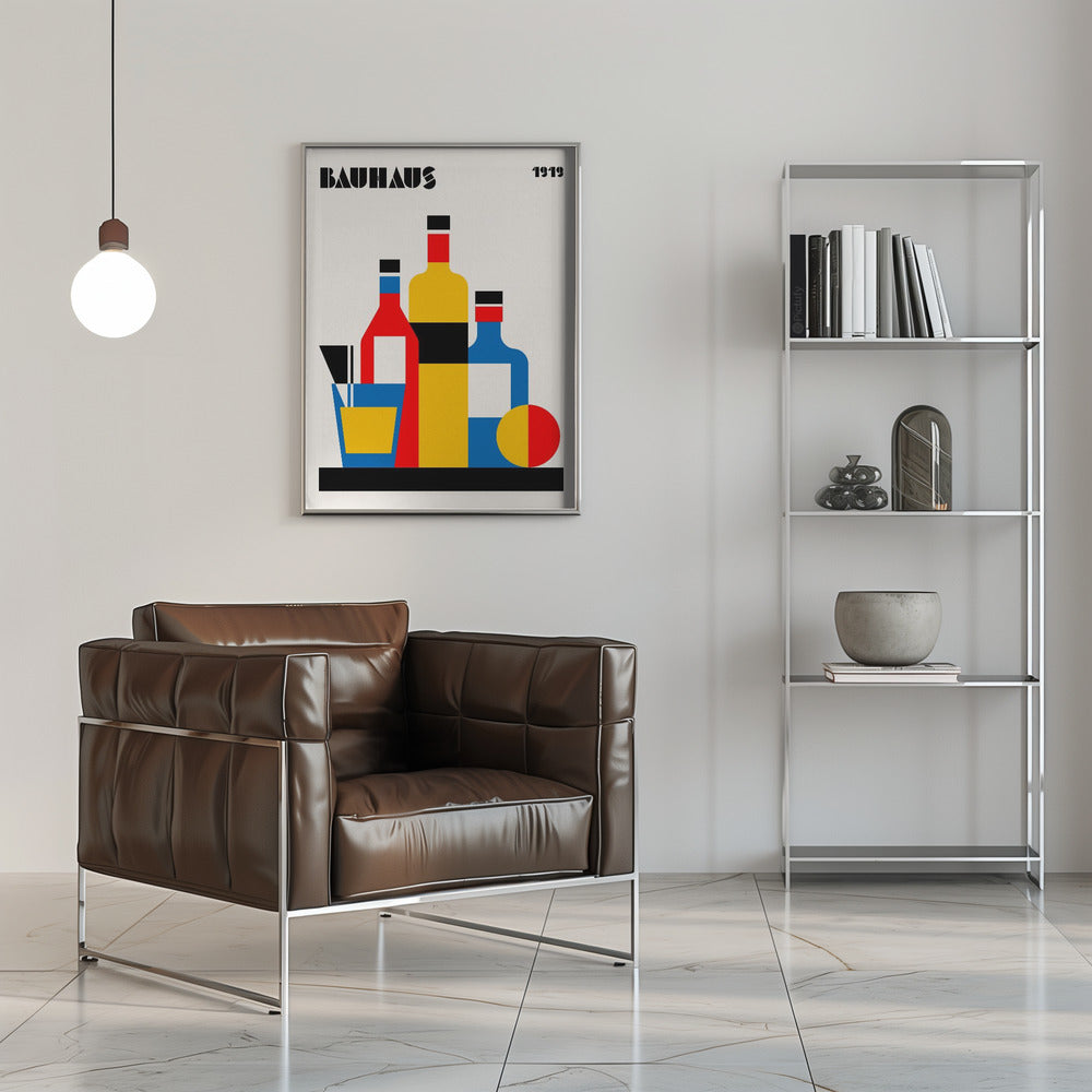 Poster - Bauhaus Wine Print