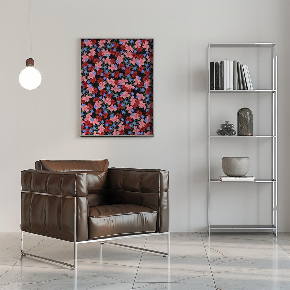 Plakat - 9933x14043 Din 50 Romantic Floral - Admen.dk