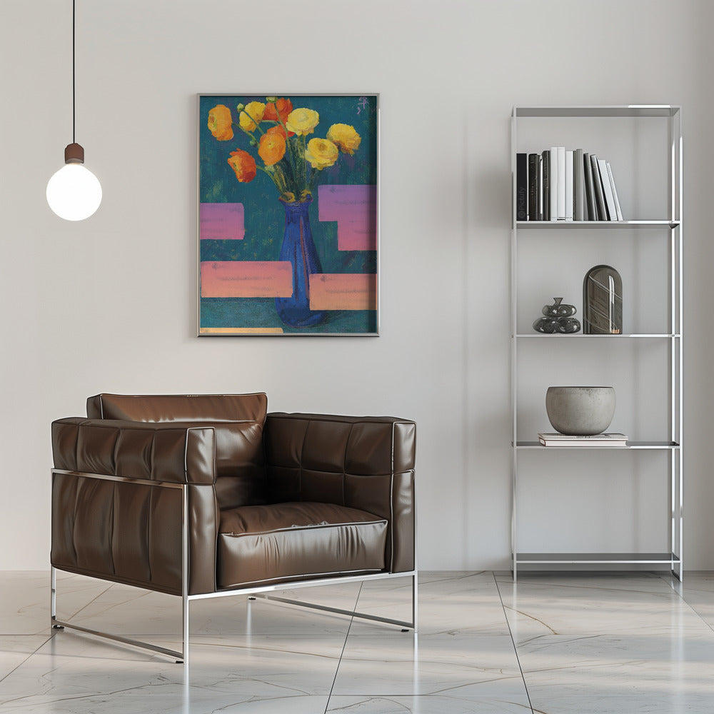Plakat - Abstract Flowers