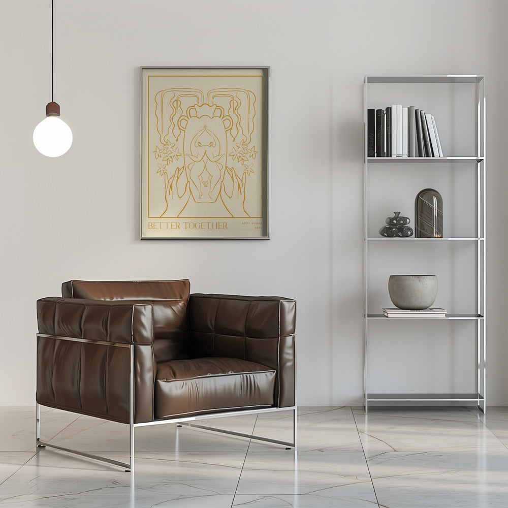 Plakat - Vessel Collection : Better Together (LineArt) - Admen.dk