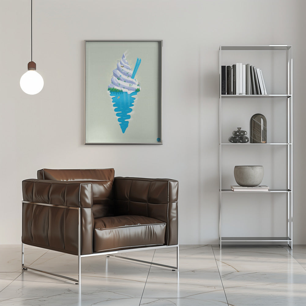 Plakat - Ski Sundae