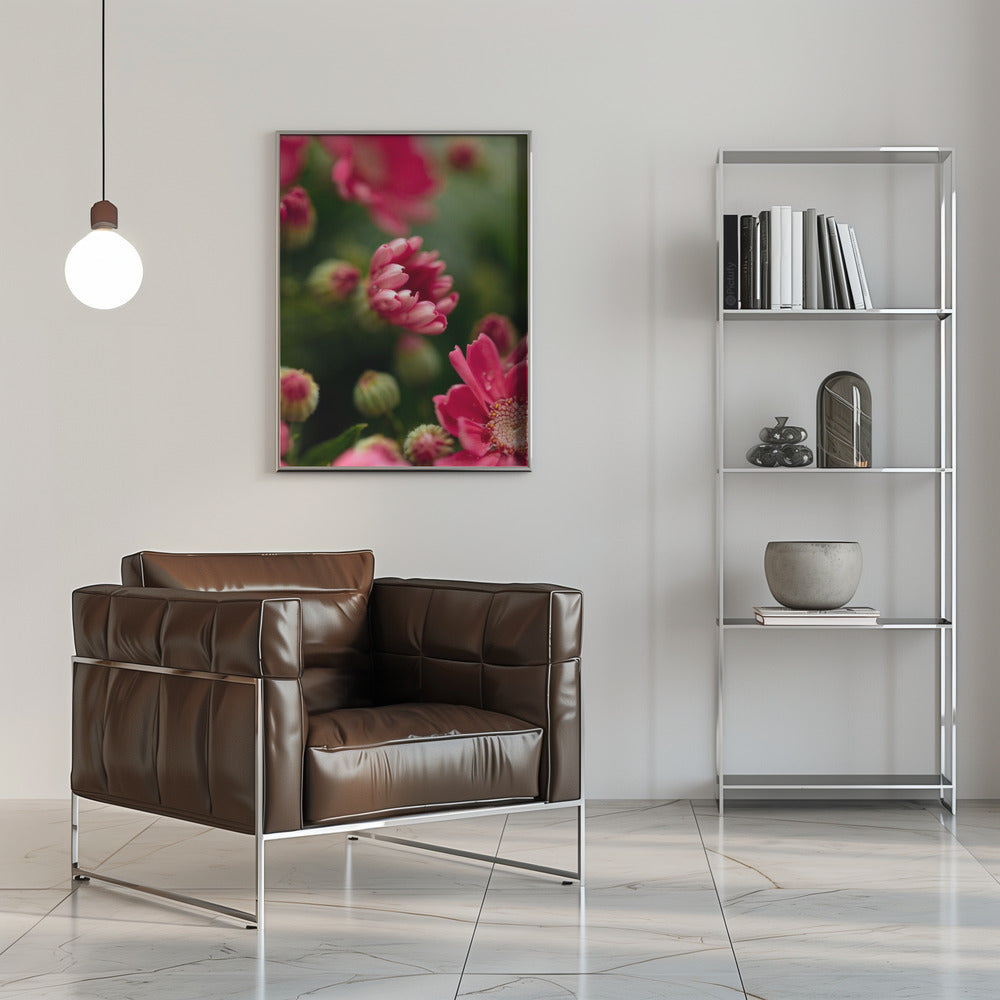 Plakat - Red Flowers 07 - Admen.dk