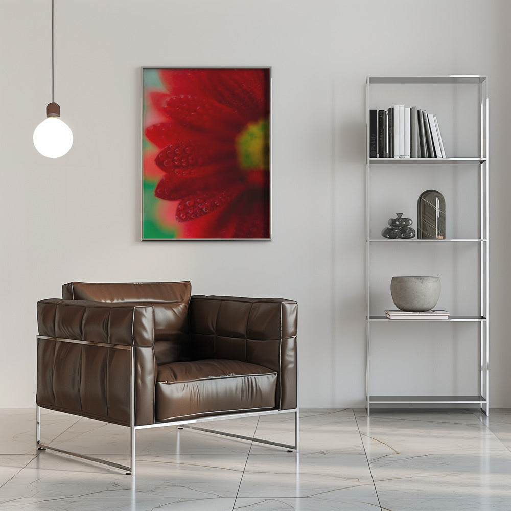 Plakat - Red Flowers 33 - Admen.dk