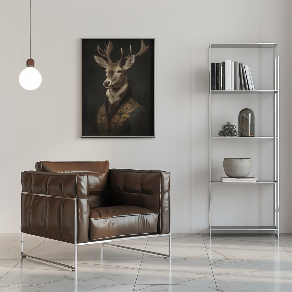 Poster - Stag Portrait