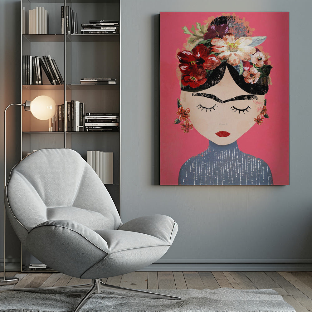 Canvas - Frida (Pink Version) - Admen.dk
