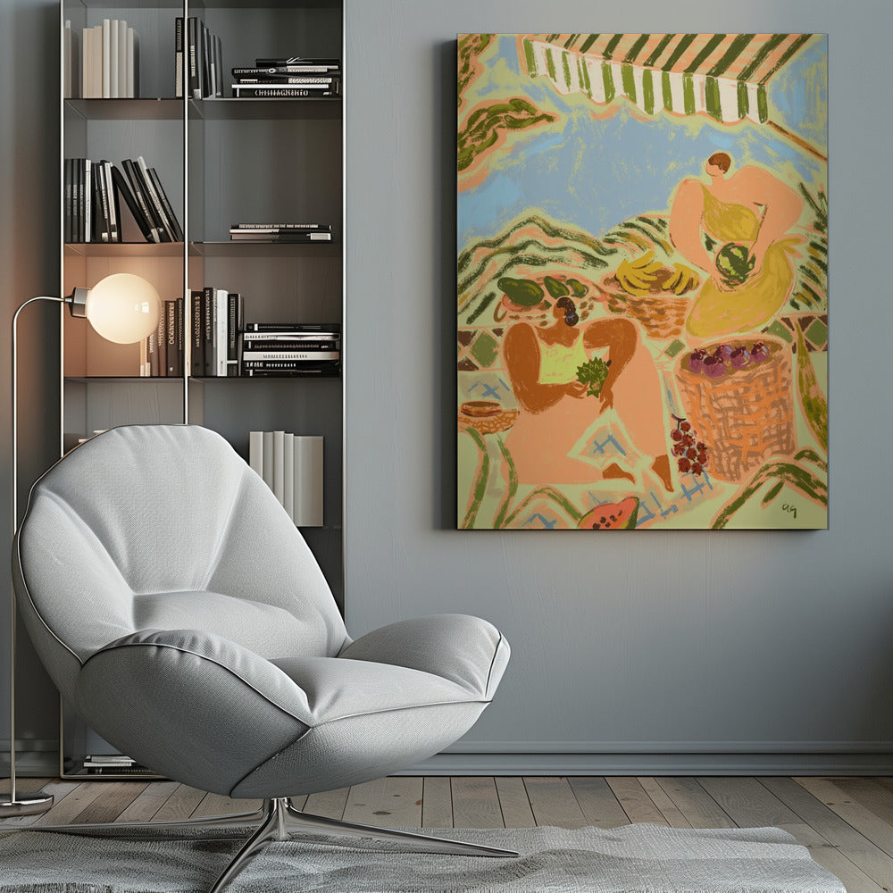 Canvas - Fruit Stand - Admen.dk