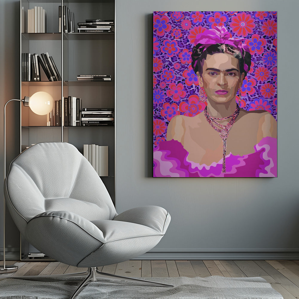 Canvas - Frida in Purple