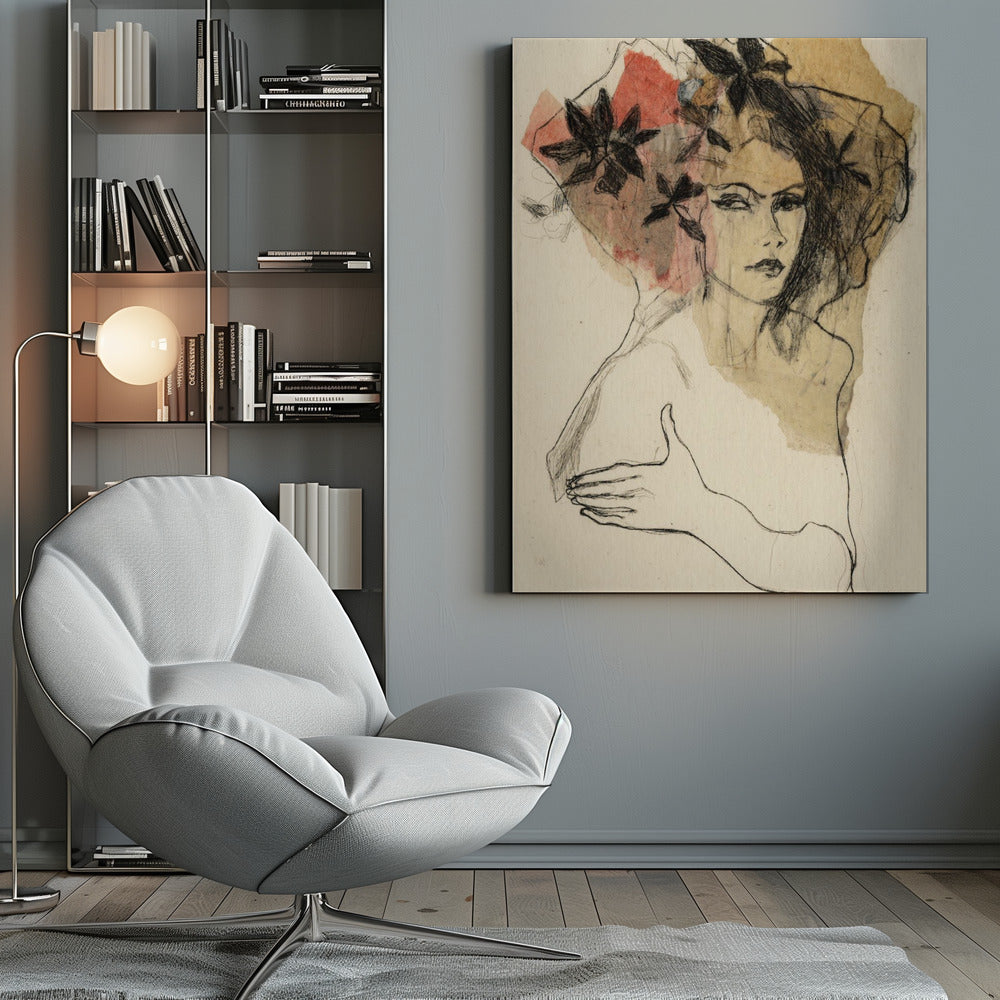 Canvas - Hommage à Frida  III - Admen.dk