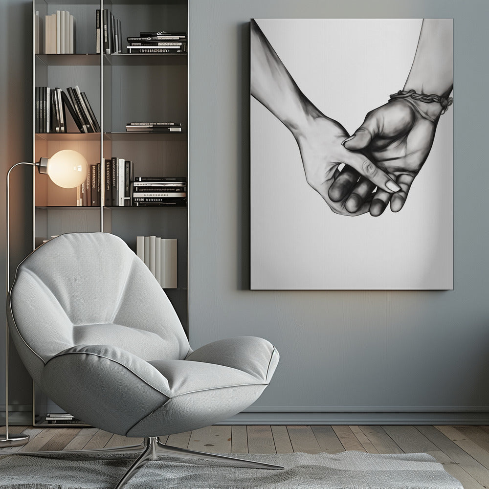 Canvas - Holding Hands