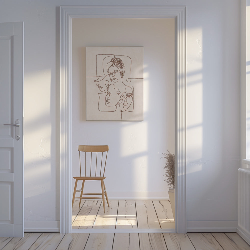 Canvas - Ratio 4x5 Print By Bohonewart 4 - Admen.dk