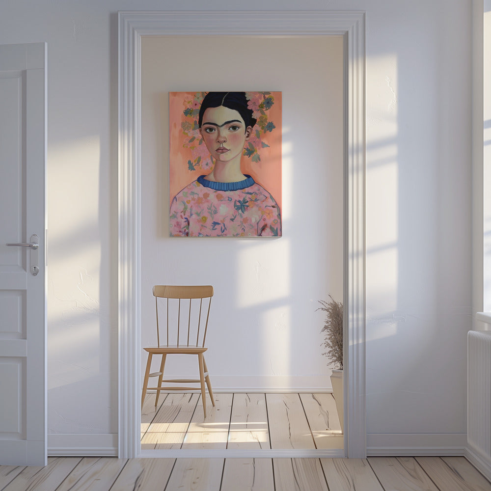 Canvas - Young Frida (Peach) - Admen.dk