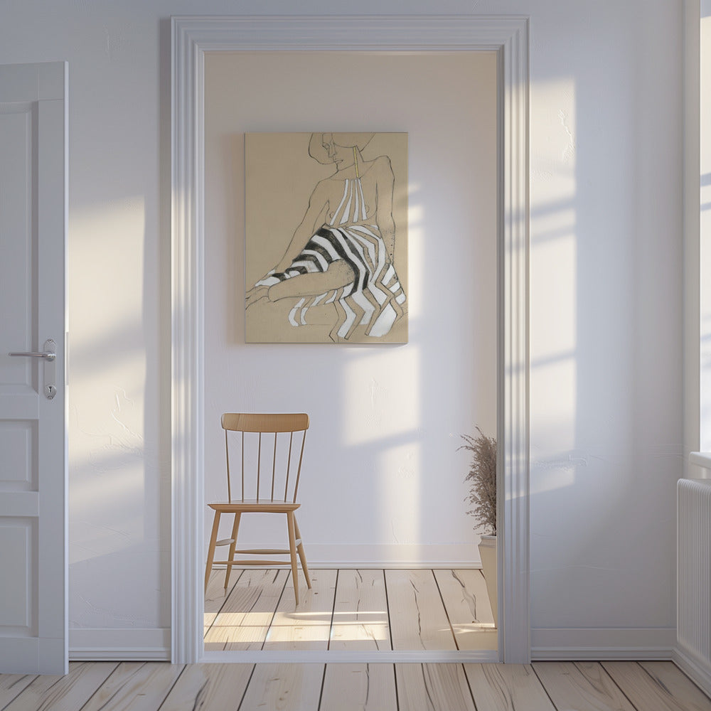 Canvas - Nude Art Nouveau - Admen.dk