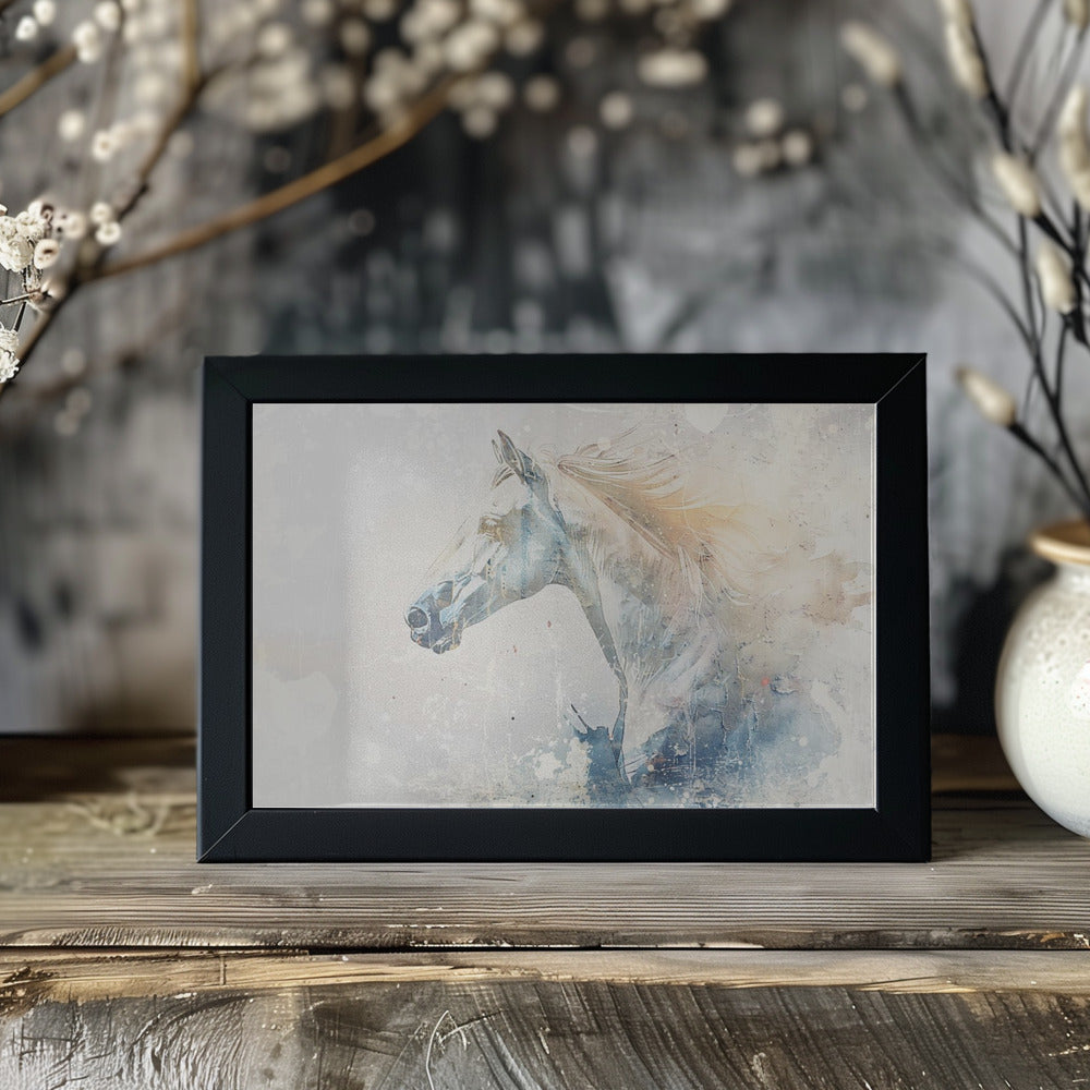 Poster - Horse Animal Vintage Art Illustration Wallart 10