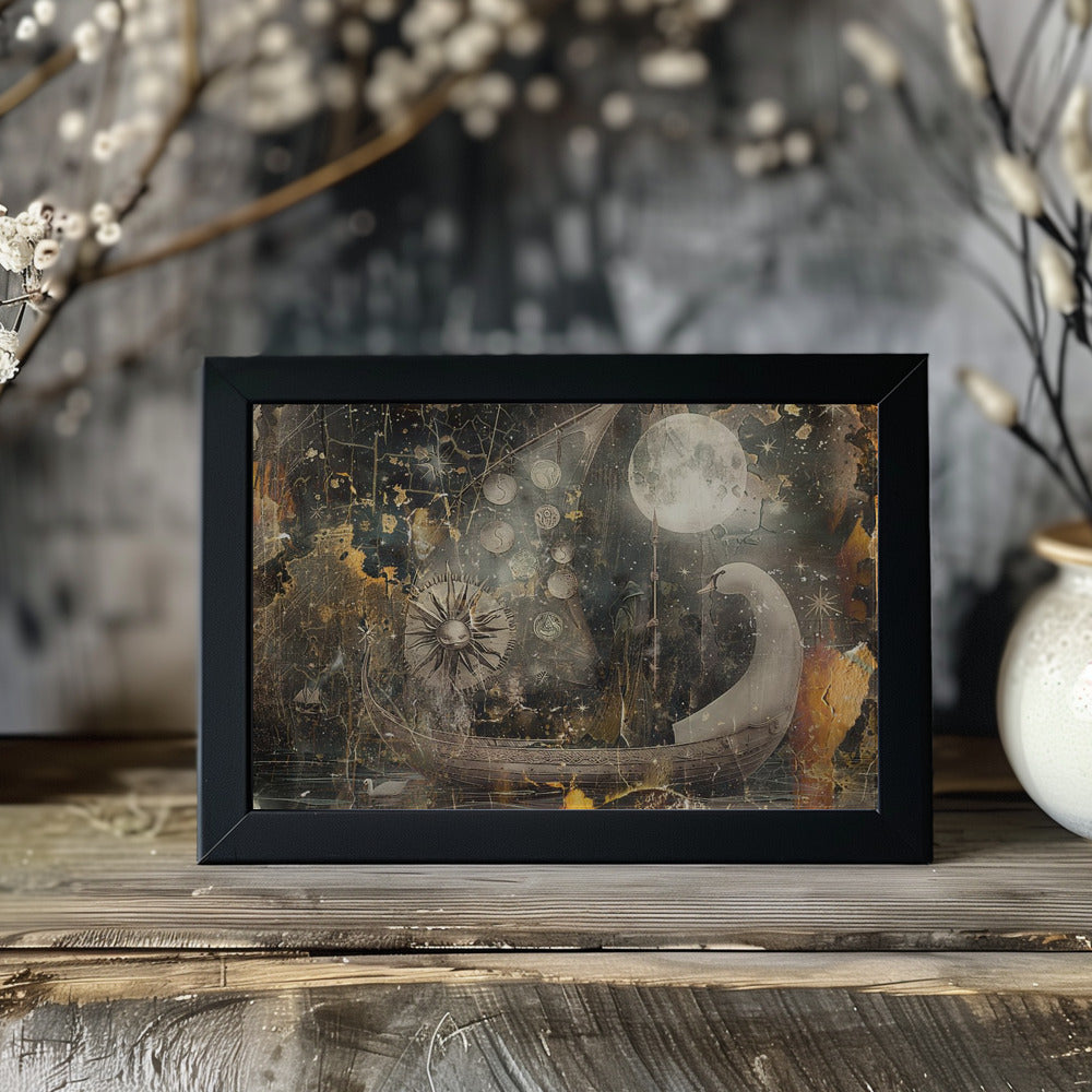 Poster - Surreal Fable Abstract Art Illustration Wallart 067
