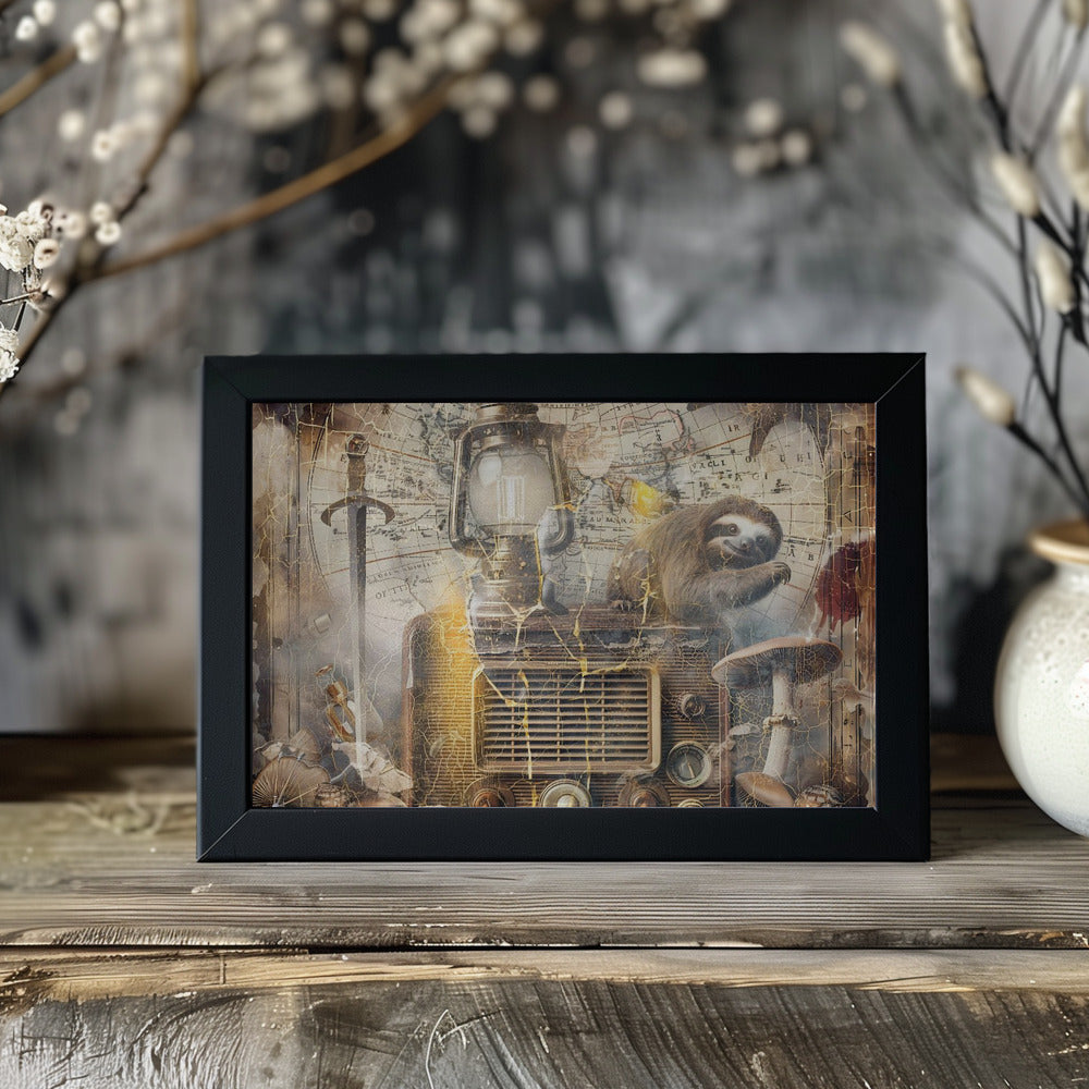 Plakat - Surreal Fable Abstract Art Illustration Wallart 086